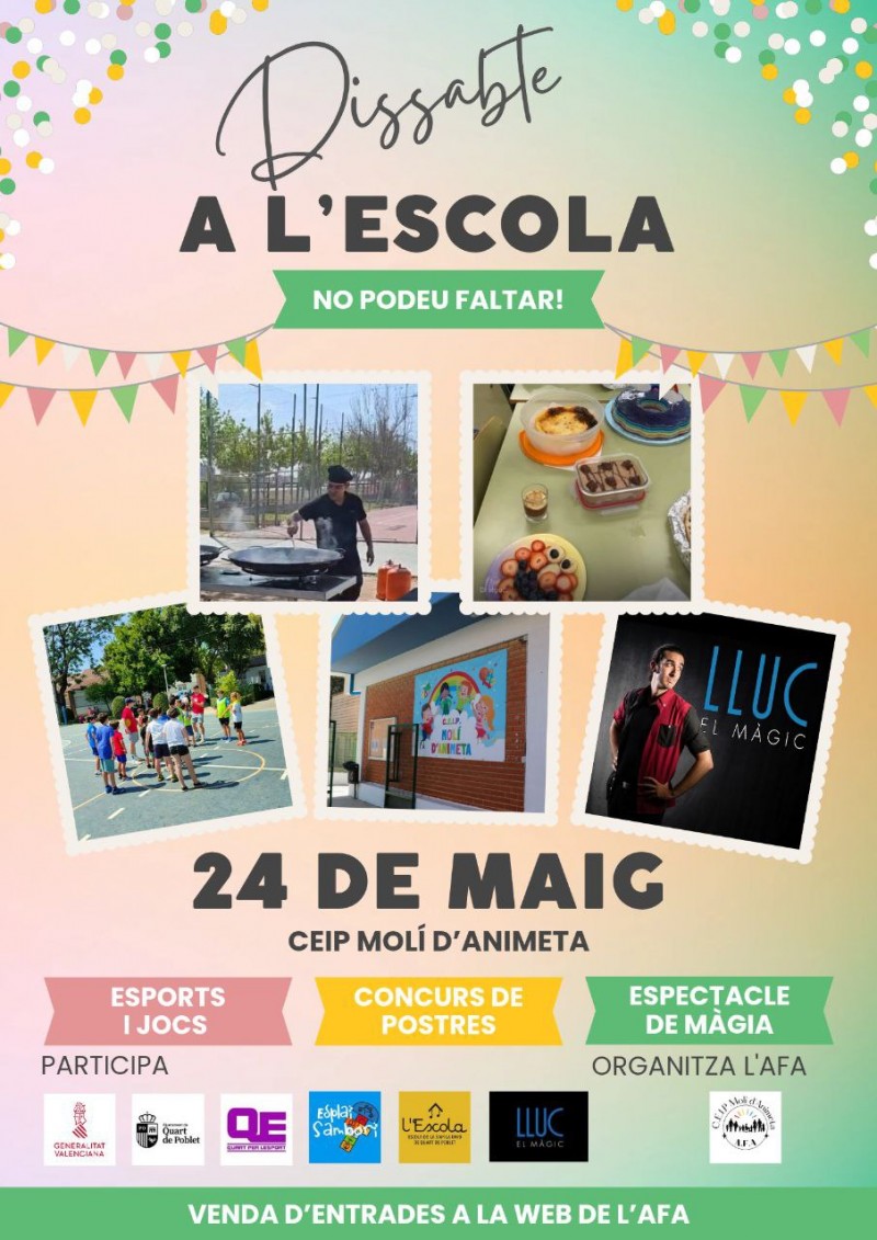 DISSABTE A ESCOLA 2025